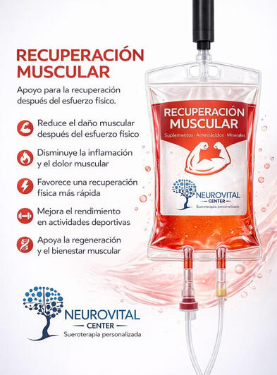 Suero de recuperacion muscular